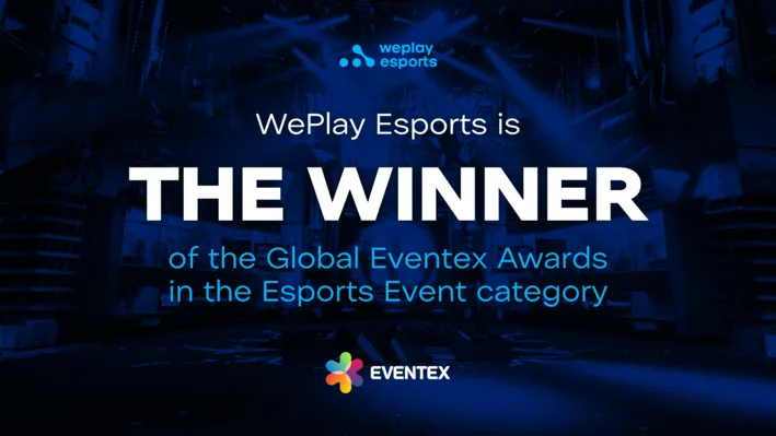 WePlay Esports is the Winner of the 11th Global Eventex Awards. Visual: WePlay Holding