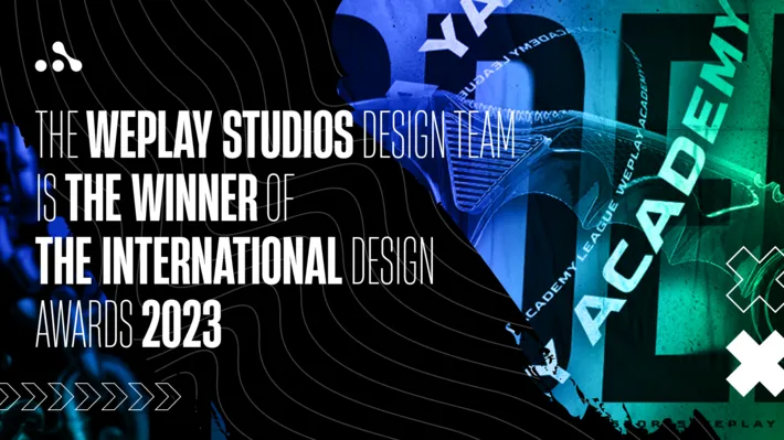 WePlay Studios’ design team is the winner of the International Design Awards 2023. Visual: WePlay Studios