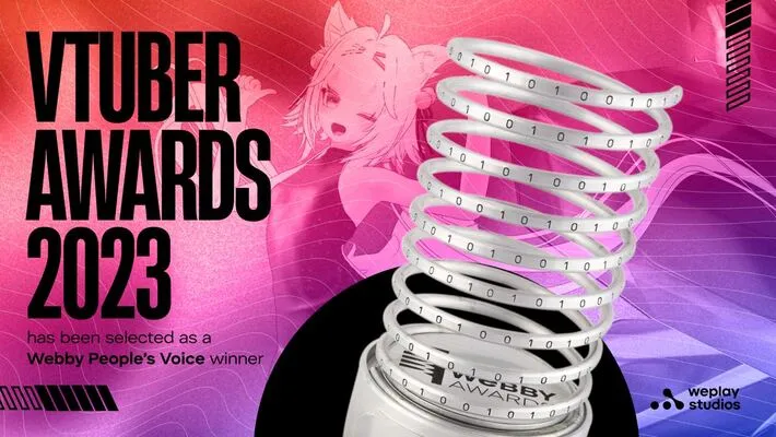 VTuber Awards 2023 has been selected as Webby People’s Voice winner. Visual: WePlay Studios