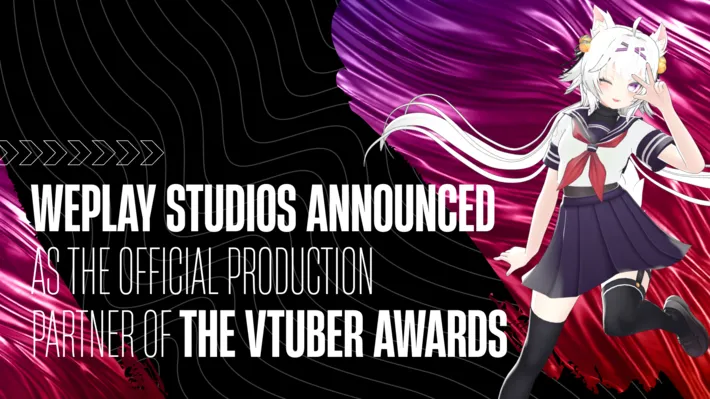 WePlay Studios announced as the official production partner of the VTuber Awards. Visual: WePlay Studios