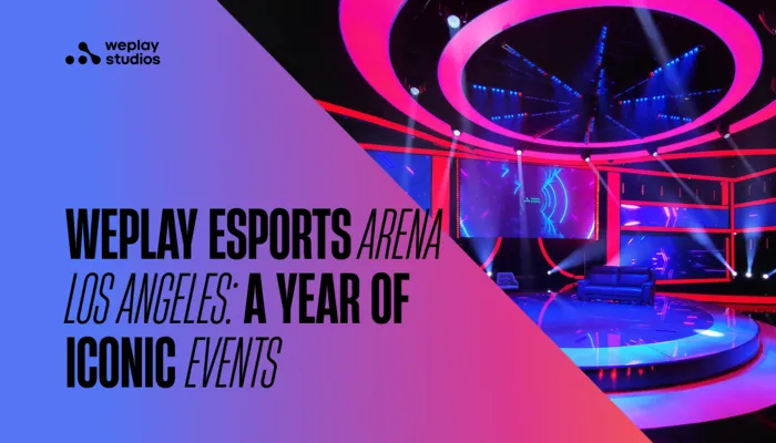 WePlay Esports Arena Los Angeles: a year of iconic events. Visual: WePlay Holding