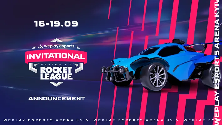 WePlay Esports Invitational: the first Rocket League tournament by WePlay Holding. Visual: WePlay Holding