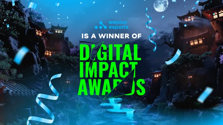 WePlay Esports is a finalist of the Digital Impact Awards. Visual: WePlay Holding