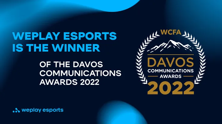 WePlay Esports is the winner of the Davos Communications Awards 2022. Visual: WePlay Holding